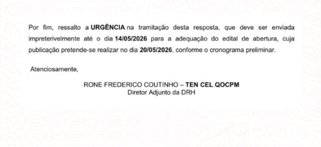 Documento oficial confirmando publicação do edital em 20/05/2026